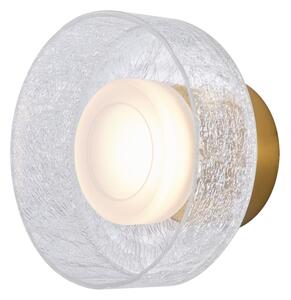 LED аплик LED/8W/230V 3000K златист/прозрачен