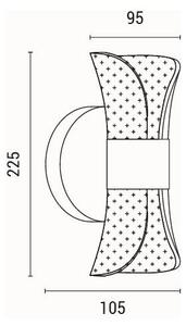 LED аплик LED/8W/230V 3000K