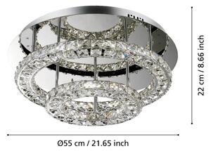 Eglo 39003 - LED Плафониера TONERIA LED/30,5W/230V