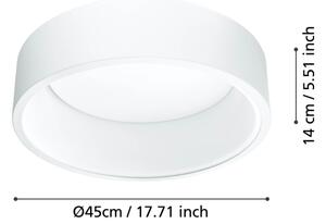 Eglo 39286 - LED Димируем плафон MARGHERA 1 LED/25,5W/230V