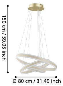 Eglo 39314 - LED Димируем пендел TONARELLA LED/78W/230V+70W+34W