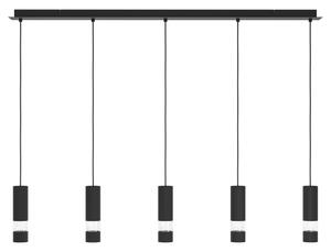 Eglo 39706 - LED Пендел BERNABETA 5xGU10/4,6W/230V черен