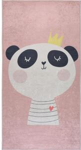 Светлорозов детски килим подходящ за пране 80x120 cm Royalty Mascot – Vitaus