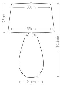 Elstead LENA-TL-S-PLUM - LED Настолна лампа LENA 1xE27/60W/230V + 1xGU10/7W розов