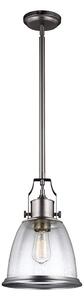 Feiss FE-HOBSON-P-M-SN - Висящ полилей HOBSON 1xE27/60W/230V сребрист