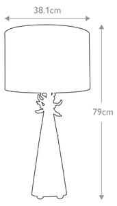 Flambeau FB-NEO-TL-FR-WHT - Настолна лампа NEO 1xE27/60W/230V