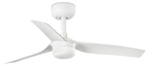 FARO 33820WT-1TW - димируем LED вентилатор MINI PUNT S с LED/10W/230V, бял, Ø 90 см, с дистанционно управление
