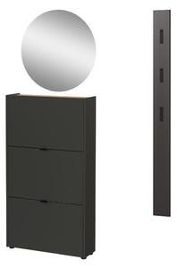 Антрацитен комплект за коридор 101x200x22 cm Ameca – Germania