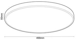 LED Димируем плафон с гласово управление OPAL LED/48W/230V + д.у