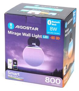 Aigostar - LED RGBW Димируем аплик MESH Интелигентен LED/8W/230V + д.у