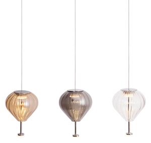 MAXLIGHT P0576 - LED Пендел PALLONCINI 2xLED/3W/230V Ø 12 см опушен