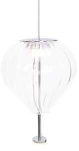 MAXLIGHT P0527 - LED Пендел PALLONCINI 2xLED/3W/230V Ø 12 см прозрачен
