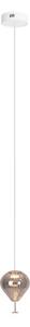 MAXLIGHT P0576 - LED Пендел PALLONCINI 2xLED/3W/230V Ø 12 см опушен