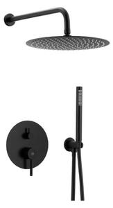 KFA Armatura 5039-501-81 - Душ к-кт със скрит кран MOZA матов черен