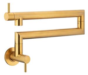 KFA Armatura 6623-030-31 - Кухненски смесител със сглобка DUERO POT FILLER златист