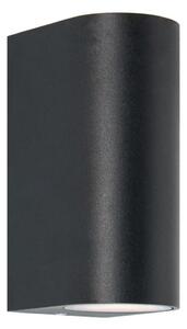 Zuma Line SJ20210-2W- Екстериорен аплик HARMONIA 2xGU10/35W/230V IP44 черен