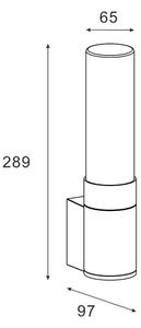 Zuma Line SJ17611 - Екстериорен аплик WALLY 1xE27/60W/230V IP54 черен