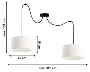 Пендел TUZ 2xE27/60W/230V паяк
