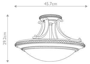 Feiss FE-KELHAM-HALL-SF - Полилей за повърхностен монтаж KELHAM HALL 2xE27/60W/230V