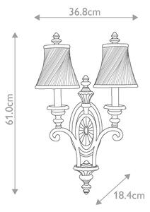 Feiss FE-DRAWING-ROOM2 - Аплик DRAWING ROOM 2xE14/60W/230V