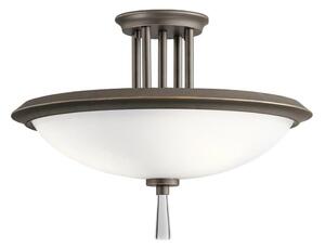 Kichler KL-DREYFUS-SFOZ - Полилей за повърхностен монтаж DREYFUS 3xE27/60W/230V бронзов