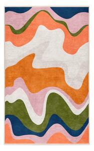 Оранжев килим подходящ за пране 60x100 cm Squiggly Orange – Mila Home