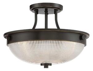 Quoizel QZ-MANTLE-SF-PN - Полилей за повърхностен монтаж MANTLE 2xE27/60W/230V бронзов