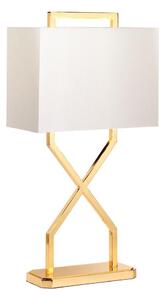 Elstead CROSS-TL-IVORY - Настолна лампа CROSS 1xE27/60W/230V златист/бял