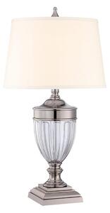 Quoizel QZ-DENNISON-PN - Настолна лампа DENNISON 1xE27/60W/230V лъскав хром