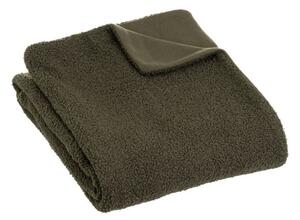 Зелено одеяло от шерпа 130x160 cm Sherpa Bouclé – Casa Selección