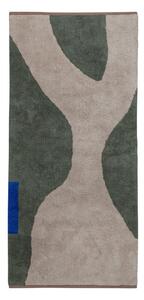 Тъмнозелена памучна пътека подходяща за пране 70x150 cm Figura – Mette Ditmer Denmark