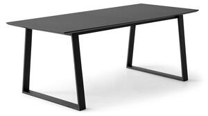 Черна сгъваема трапезна маса с черен плот100x210 cm Meza – Hammel Furniture