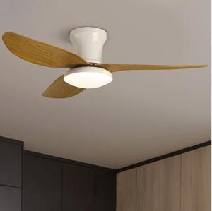 Brilagi-LED регулируем таванен вентилатор LED/30W/230V 3000-6500K бял/кафяв+DO
