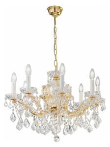 Kolarz 3149.88.3.KoT - Кристален полилей MARIA LOUISE 8xE14/40W/230V 24K злато