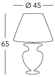 Kolarz 1365.71M.Au - Настолна лампа ANFORA 1xE27/100W/230V 24K златист