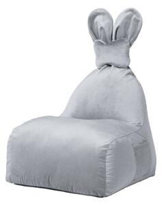 Светлосив детски пуф Funny Bunny – The Brooklyn Kids