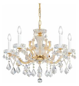Kolarz 3149.85.3.KoT - Кристален полилей MARIA LOUISE 5xE14/40W/230V 24K злато