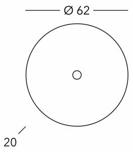 Kolarz A1306.61XL.3.SunCu - Аплик MOON 1xE27/100W/230V меден
