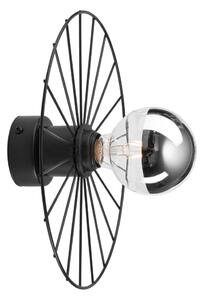 Аплик MONTANA 1xE27/15W/230V Ø 30 cm черен