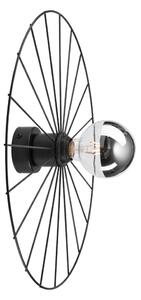 Аплик MONTANA 1xE27/15W/230V Ø 45 cm черен