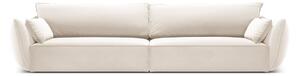 Бежов кадифен диван 248 cm Vanda – Mazzini Sofas