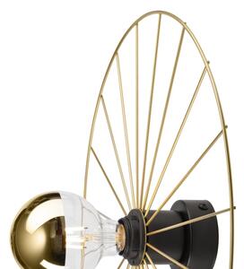 Аплик MONTANA 1xE27/15W/230V Ø 45 cm златист