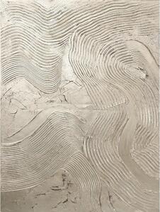 Ръчно рисувана картина 88x118 cm Metallic Silver – Malerifabrikken