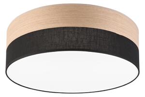 LED Плафониера SIRJA WOOD LED/36W/230V Ø 45 см черен/дъб