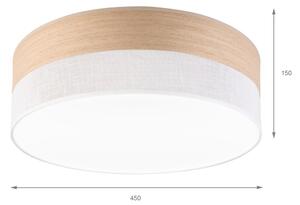 LED Плафониера SIRJA WOOD LED/36W/230V Ø 45 см бял/дъб