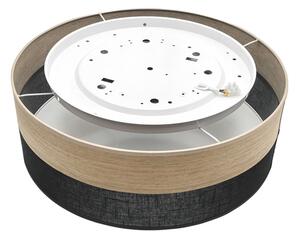 LED Плафониера SIRJA WOOD LED/36W/230V Ø 45 см черен/дъб