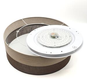 LED Плафониера SIRJA WOOD LED/36W/230V Ø 45 см кафяв/дъб