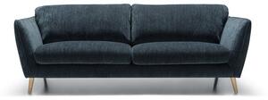 Син кадифен диван 227 cm Stella – Sits