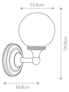 Elstead BATH-AUSTEN4-PC - LED Лампа за баня AUSTEN 1xG9/3W/230V IP44