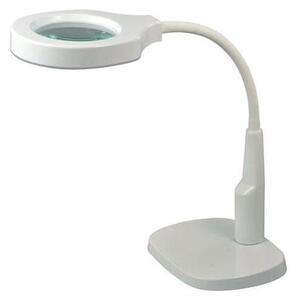 LED Димируема настолна лампа с бифокална лупа LED/6W/230V бял